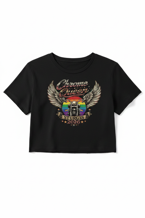 Chrome Queen Crop Top