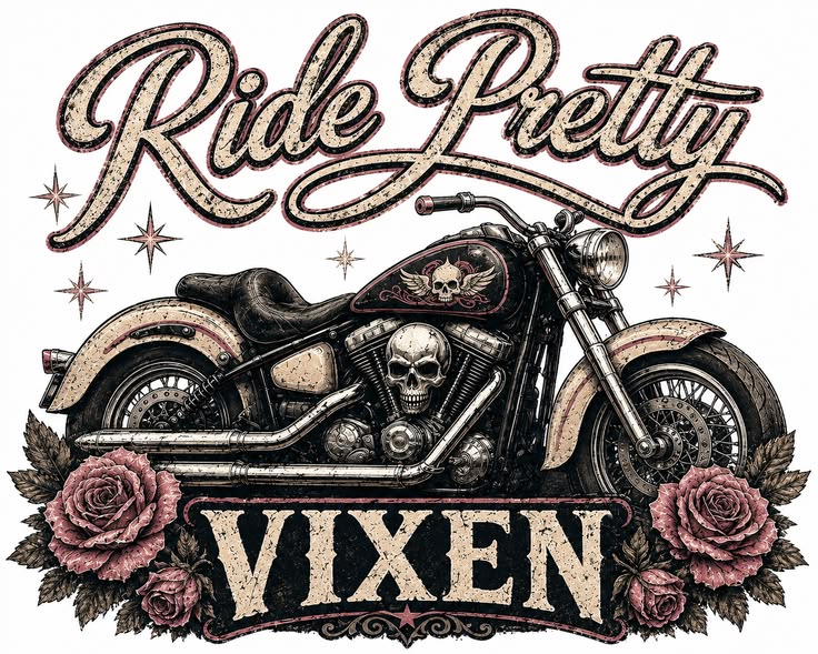Ride Pretty Distressed VIXEN — Vintage Distressed