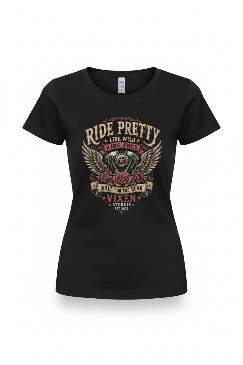 Ride Pretty Live Wild T-Shirt